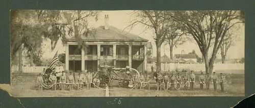 Fire Company US Army HQ Baton Rouge Louisiana 1875