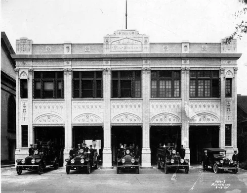 Central Fire Station, Laurel Street, Baton Rouge, 1925